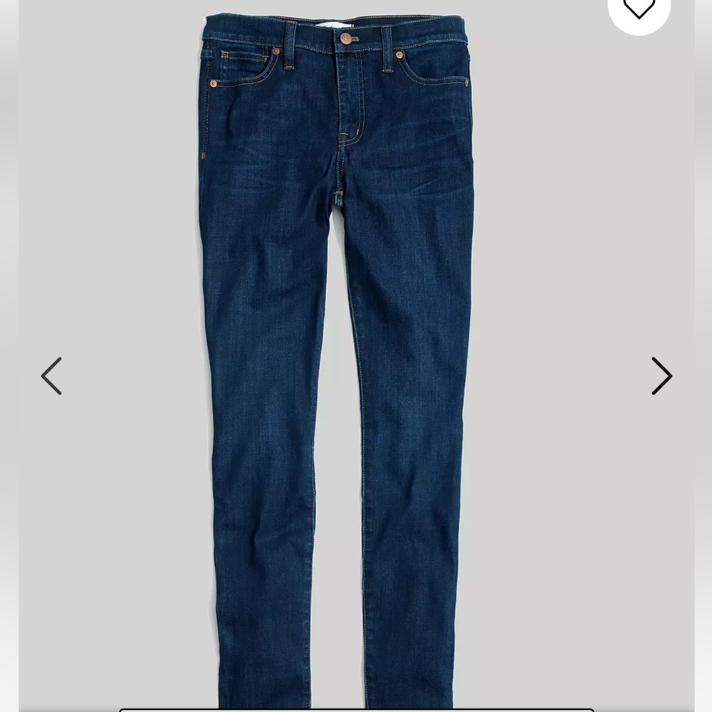 Madewell 9” high rise skinny in larkspur